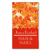 VISITEKAARTJE AUTUNM BOWS HERFST MAGNETISCH VISITEKAARTJE (Voorkant Verticaal)