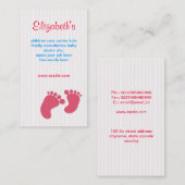 visitekaartje baby baby (Voorkant / Achterkant)