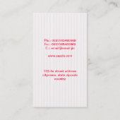 visitekaartje baby baby (Achterkant)