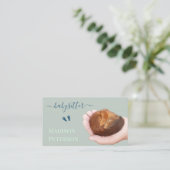 Visitekaartje Babysitter Kinderopvang Kinderopvang (Staand voorkant)