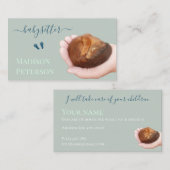 Visitekaartje Babysitter Kinderopvang Kinderopvang (Voorkant / Achterkant)