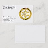 Visitekaartje BAIL-HANDHAVINGSAGENTSCHAP (Voorkant / Achterkant)