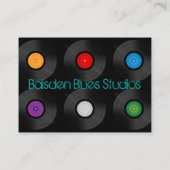 Visitekaartje Baisden Blues Studio (Achterkant)