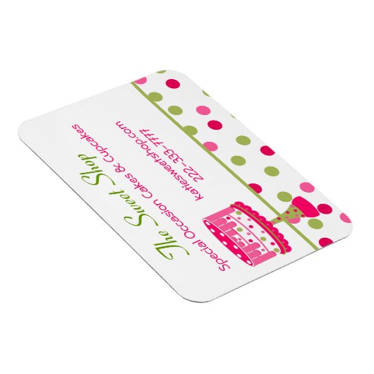  Visitekaartje bakkerij Magnet Magneet (Rechterzijde)