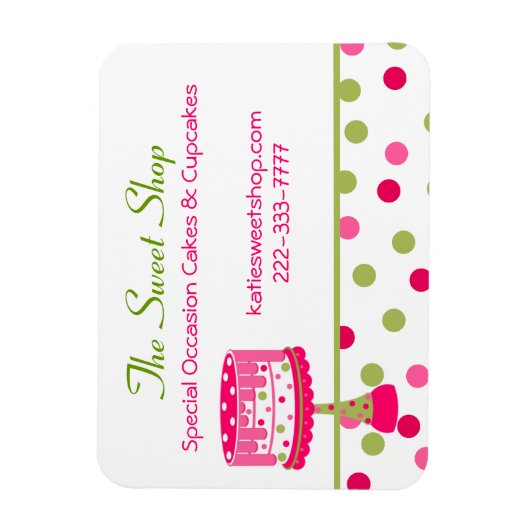  Visitekaartje bakkerij Magnet Magneet (Verticaal)