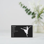 visitekaartje ballerina (Staand voorkant)