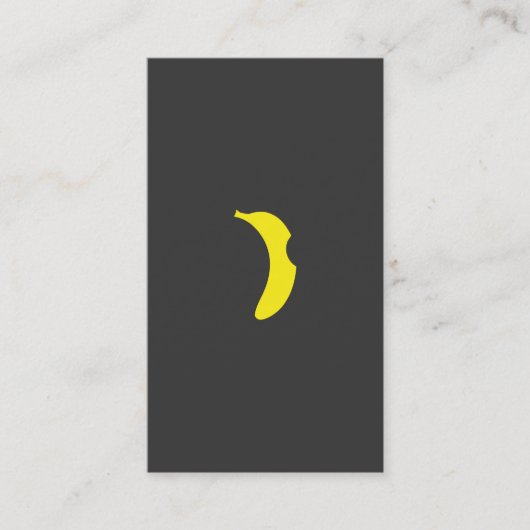 visitekaartje banaan logo (Voorkant)