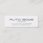 visitekaartje - band (Voorkant)