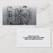 Visitekaartje bank vault (Voorkant / Achterkant)