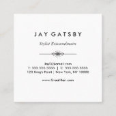 Visitekaartje Barber / Hair Stylist (Achterkant)