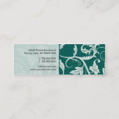 Visitekaartje Baroque Damask Skinny (Achterkant)