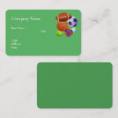 Visitekaartje basketbal (Voorkant / Achterkant)