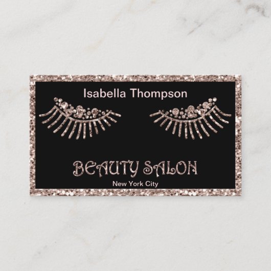 Visitekaartje Beauty Salon (Voorkant)