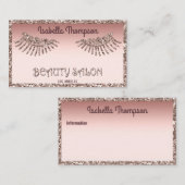 Visitekaartje Beauty Salon (Voorkant / Achterkant)