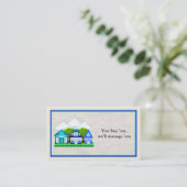 Visitekaartje Beheer van onroerend goed (Staand voorkant)