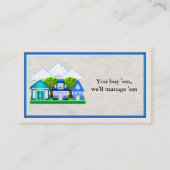 Visitekaartje Beheer van onroerend goed (Voorkant)