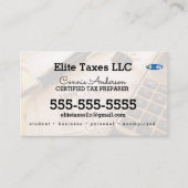 Visitekaartje belastingbedrijf (Voorkant)