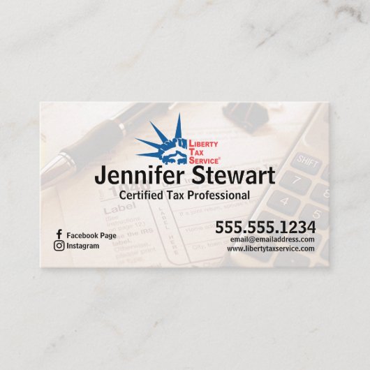 Visitekaartje belastingdienst (Voorkant)