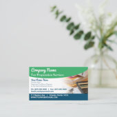 Visitekaartje belastingvoorbereiding (preparer) (Staand voorkant)