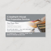 Visitekaartje belastingvoorbereiding (preparer) (Voorkant)