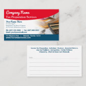 Visitekaartje belastingvoorbereiding (preparer) (Voorkant / Achterkant)