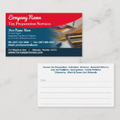 Visitekaartje belastingvoorbereiding (preparer) (Voorkant / Achterkant)
