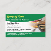 Visitekaartje belastingvoorbereiding (preparer) (Voorkant)
