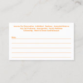 Visitekaartje belastingvoorbereiding (preparer) (Achterkant)