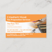 Visitekaartje belastingvoorbereiding (preparer) (Voorkant)