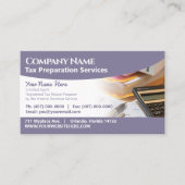 Visitekaartje belastingvoorbereiding (preparer) (Voorkant)