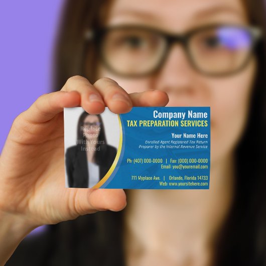 Visitekaartje belastingvoorbereiding (Preparer) Fo