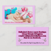 visitekaartje Bella-Jae's Bows & meer (Voorkant / Achterkant)