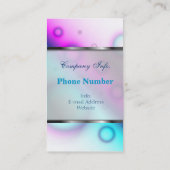 visitekaartje belooft Abstracte achtergrond (Achterkant)