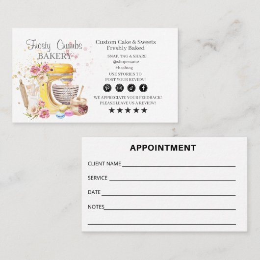 Visitekaartje BENOEMING Visitekaartje. (Voorkant / Achterkant)