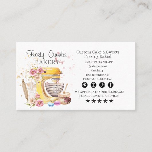 Visitekaartje BENOEMING Visitekaartje. (Voorkant)