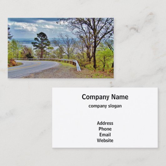 Visitekaartje bergwegen (Voorkant / Achterkant)