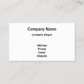 Visitekaartje bergwegen (Achterkant)