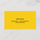 Visitekaartje beroepstitel (Achterkant)