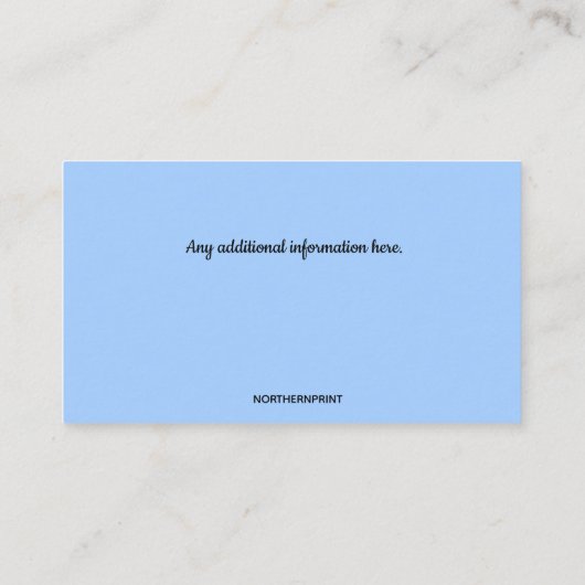 Visitekaartje bewerkbare HVAC-technicus (Achterkant)