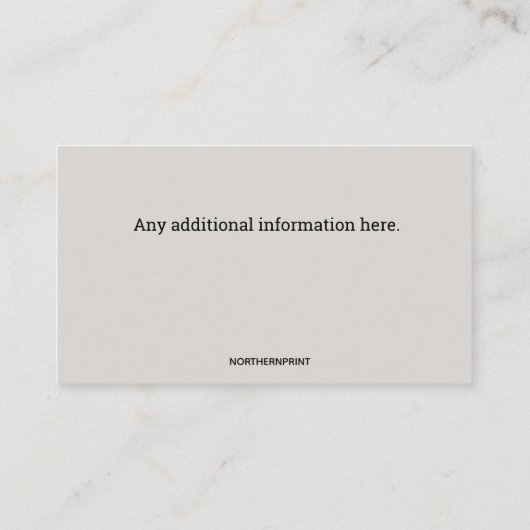 Visitekaartje bewerkbare pavers (Achterkant)