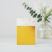 Visitekaartje bier (Staand voorkant)