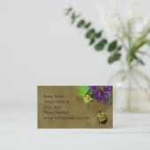 Visitekaartje bijen (Staand voorkant)