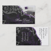 Visitekaartje binnenhuisdecorator - geavanceerd (Voorkant / Achterkant)