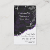 Visitekaartje binnenhuisdecorator - geavanceerd (Achterkant)