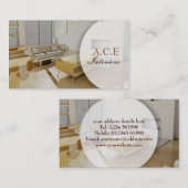 Visitekaartje binnenhuisontwerpers (Voorkant / Achterkant)