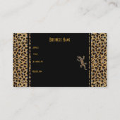 Visitekaartje Black Animal Lizard Jewel (Achterkant)