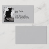 visitekaartje "Black Cat" (Voorkant / Achterkant)