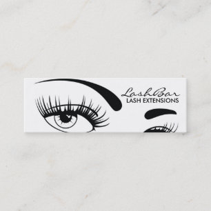 Visitekaartje Black & White Lash Extensions
