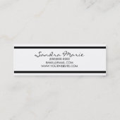 Visitekaartje Black & White Lash Extensions (Achterkant)