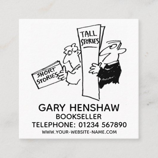 Visitekaartje Bladselaar Square (Voorkant)